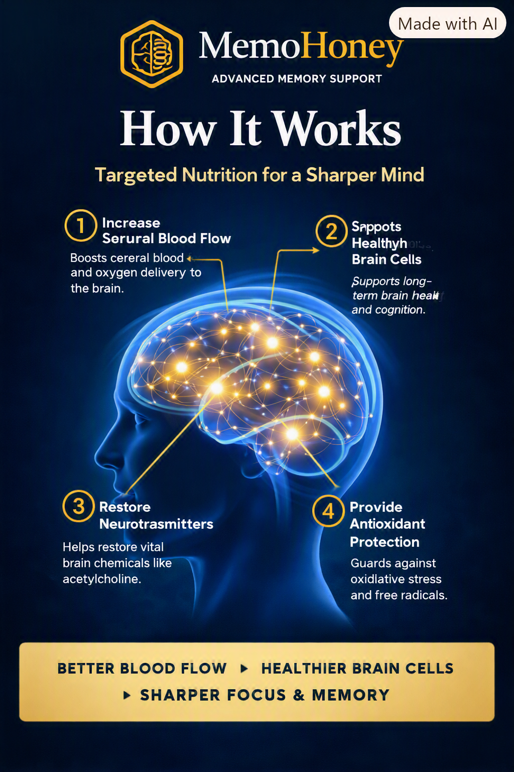 How does MemoHoney work – three step process